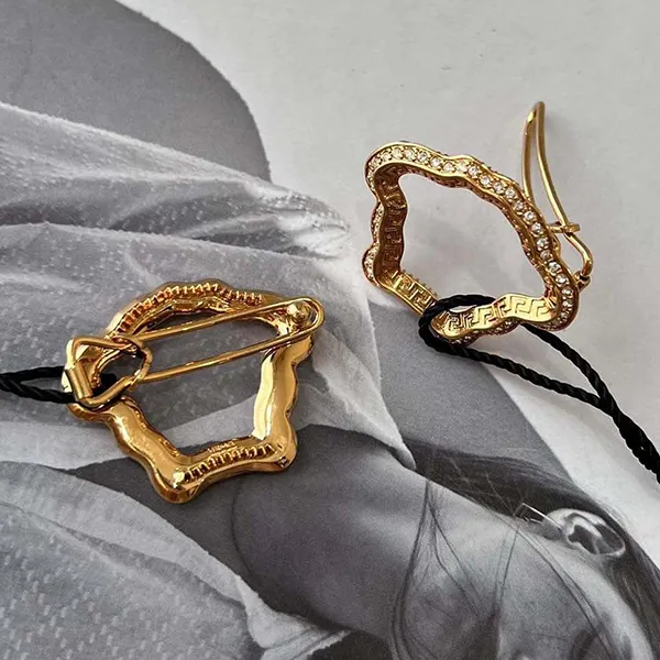 Kẹp Tóc Versace Hair Clip 10041101A006214J090 Màu Vàng D-HH - Phụ kiện - Vua Hàng Hiệu