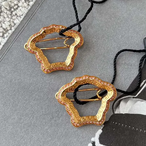 Kẹp Tóc Versace Hair Clip 10041101A006214J310 Màu Vàng Phối Hồng D-HH