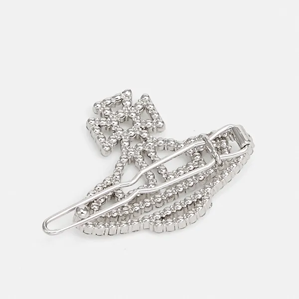 Kẹp Tóc Vivienne Westwood Annalisa Hair Clip Màu Bạc