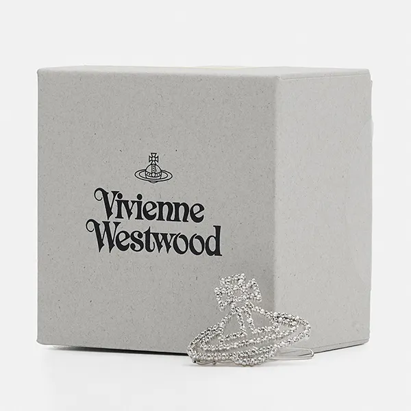 Kẹp Tóc Vivienne Westwood Annalisa Hair Clip Màu Bạc
