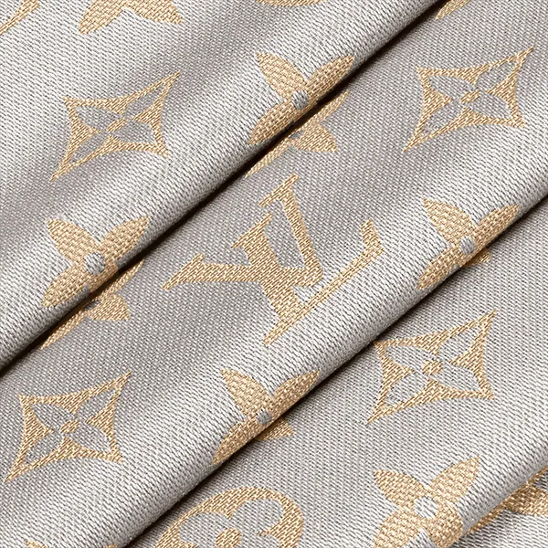 Khăn Choàng Nữ Louis Vuitton LV Monogram Shine Shawl M75121 Màu Be Xám
