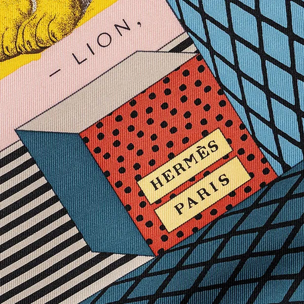 Khăn Nữ Hermès 90 Cm Silk Scarf Grand Theatre Nouveau Multicolour Phối Màu