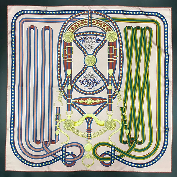 Khăn Nữ Hermès 90 Scarf Grand Tralala Women's Silk Màu Xanh Lá - Thời trang - Vua Hàng Hiệu