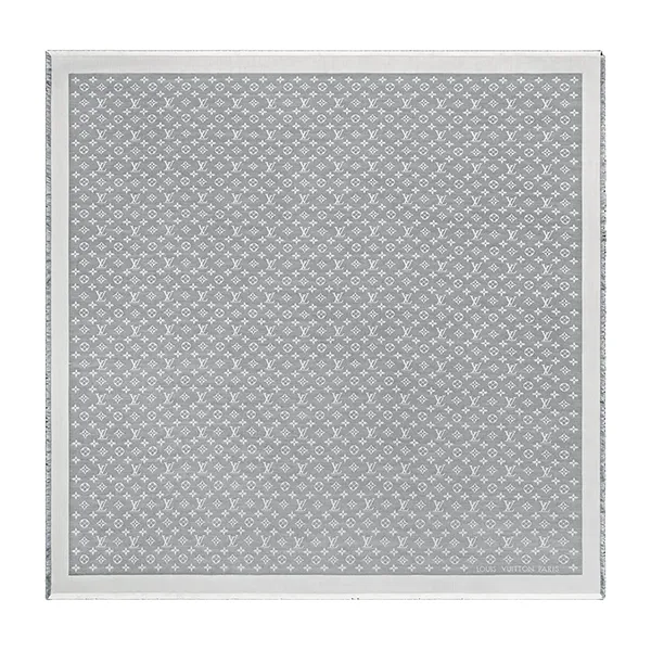 Khăn Nữ Louis Vuitton LV Denim Monogram Shawl M70804 Màu Xám - Phụ kiện - Vua Hàng Hiệu