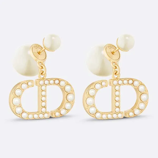 Khuyên Tai Nữ Dior Tribales Earrings Màu Vàng Gold - Trang sức - Vua Hàng Hiệu