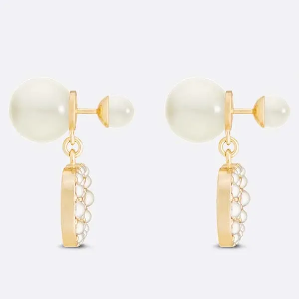 Khuyên Tai Nữ Dior Tribales Earrings Màu Vàng Gold - Trang sức - Vua Hàng Hiệu