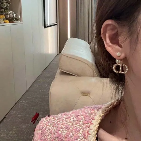 Khuyên Tai Nữ Dior Tribales Earrings Màu Vàng Gold - Trang sức - Vua Hàng Hiệu