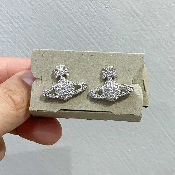 Khuyên Tai Nữ Vivienne Westwood Grace Earrings Màu Bạc - Trang sức - Vua Hàng Hiệu