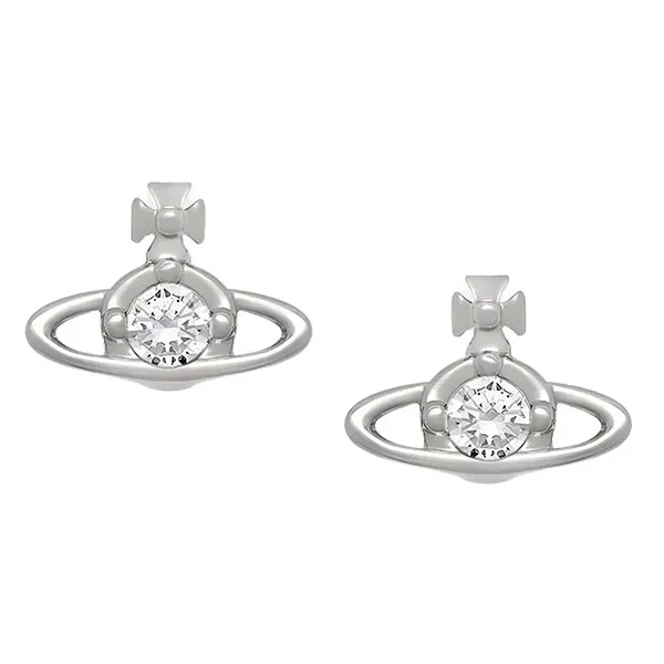 Khuyên Tai Nữ Vivienne Westwood Nano Solitaire Earrings 8050889135258 Màu Bạc - Trang sức - Vua Hàng Hiệu