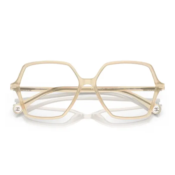 Kính Mắt Cận Chanel Eyeglasses 0CH3447 1731 Màu Be Nhạt - Kính mắt - Vua Hàng Hiệu