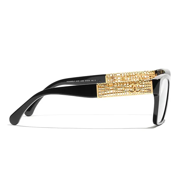 Kính Mắt Cận Chanel Eyeglasses CH3478 C622 Màu Đen - Kính mắt - Vua Hàng Hiệu