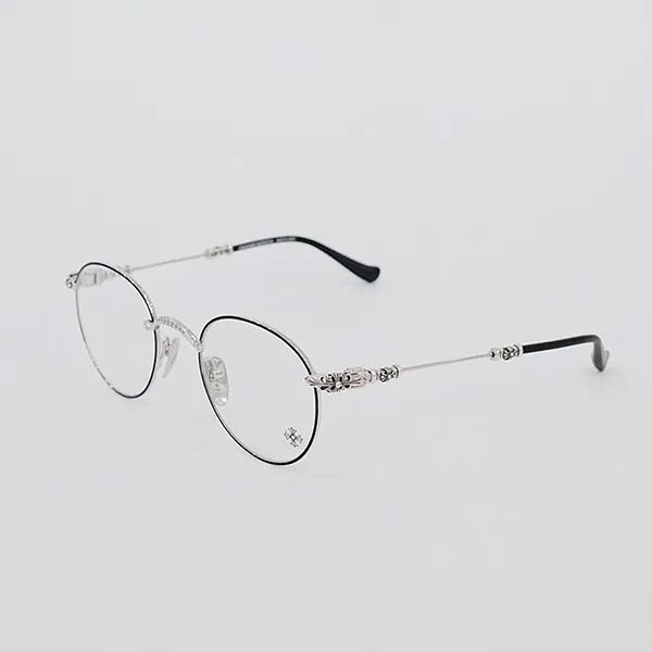 Kính Mắt Cận Chrome Hearts BUBBA - A MKB/SS-MBK-P Màu Bạc - Kính mắt - Vua Hàng Hiệu