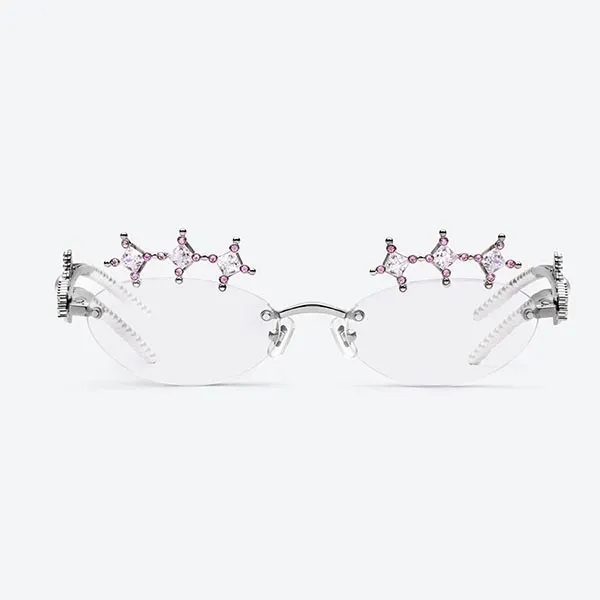 Kính Mắt Cận Gentle Monster Briolette 02 Màu Bạc - Kính mắt - Vua Hàng Hiệu