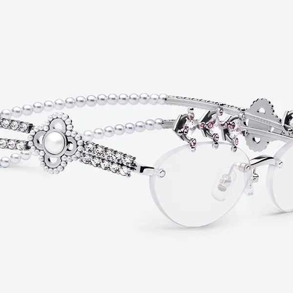 Kính Mắt Cận Gentle Monster Briolette 02 Màu Bạc - Kính mắt - Vua Hàng Hiệu