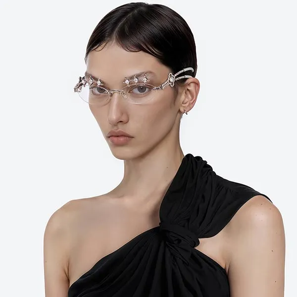 Kính Mắt Cận Gentle Monster Briolette 02 Màu Bạc - Kính mắt - Vua Hàng Hiệu