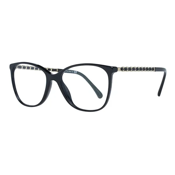 Kính Mắt Cận Nữ Chanel Eyeglasses 0CH3408Q C622 Black Màu Đen - Kính mắt - Vua Hàng Hiệu