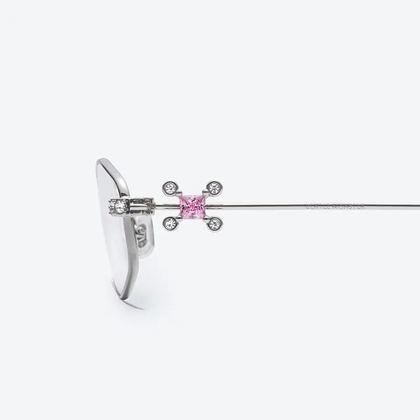 Kính Mắt Cận Nữ Gentle Monster Gleam 02 Eyeglasses Màu Bạc