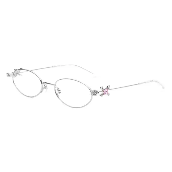 Kính Mắt Cận Nữ Gentle Monster On Ring 02 Eyeglasses Màu Bạc - Kính mắt - Vua Hàng Hiệu