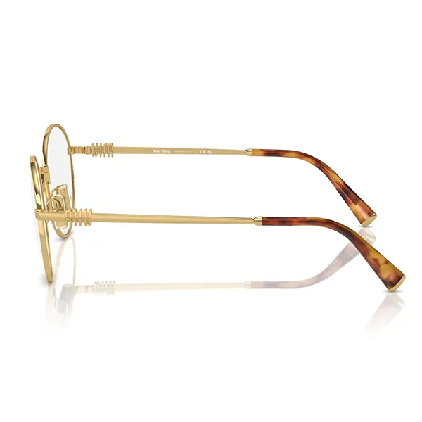 Kính Mắt Cận Nữ Miu Miu Eyeglasses 52XV 5AK1O1 Màu Vàng Gold - Kính mắt - Vua Hàng Hiệu