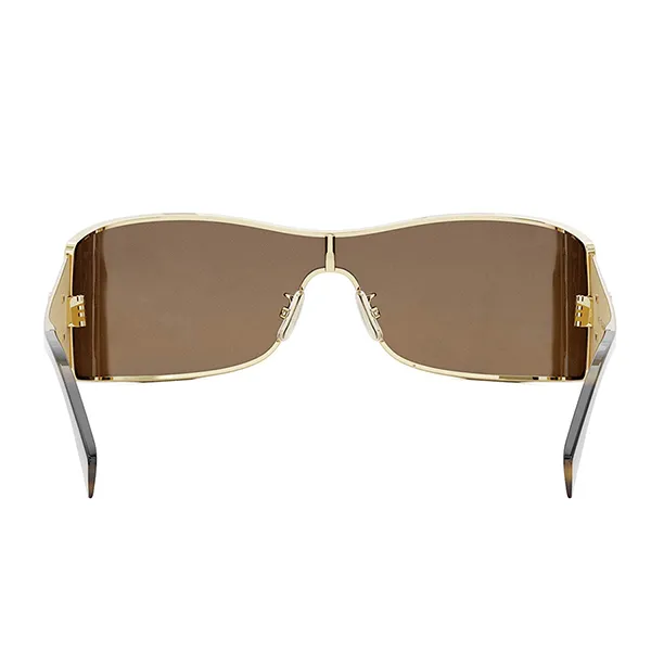 Kính Mát Unisex Celine Maxi Metal Triomphe CL40283U 30E Màu Nâu Vàng