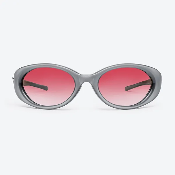 Kính Mát Unisex Gentle Monster Atempo G13 Sunglasses Màu Xám Đỏ - Kính mắt - Vua Hàng Hiệu