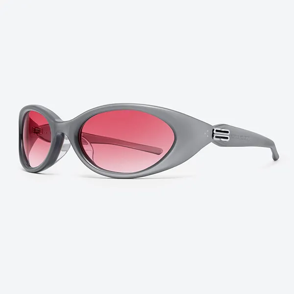 Kính Mát Unisex Gentle Monster Atempo G13 Sunglasses Màu Xám Đỏ - Kính mắt - Vua Hàng Hiệu