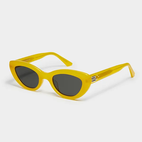 Kính Mát Unisex Gentle Monster Conic YC7 Sunglasses Màu Vàng Xám - Kính mắt - Vua Hàng Hiệu