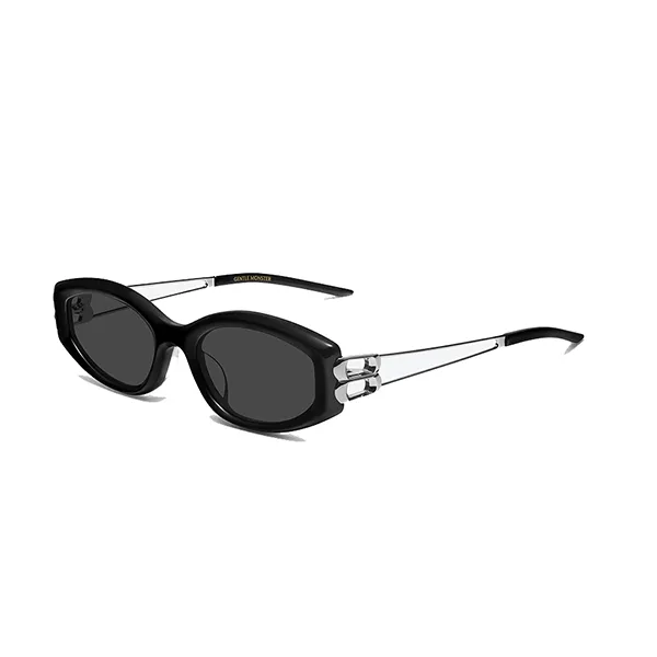 Kính Mát Unisex Gentle Monster Solid Loop 01 Màu Đen - Kính mắt - Vua Hàng Hiệu