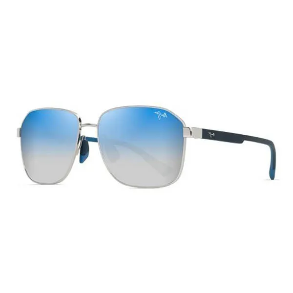 Kính Mát Nam Maui Jim 651 17DBS Màu Xanh Bạc