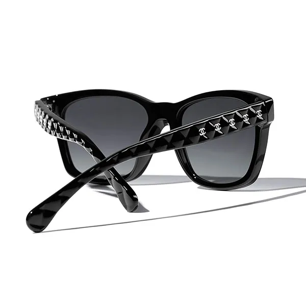 Kính Mát Nữ Chanel Square Sunglasses 0CH5484 C760S8 Màu Đen