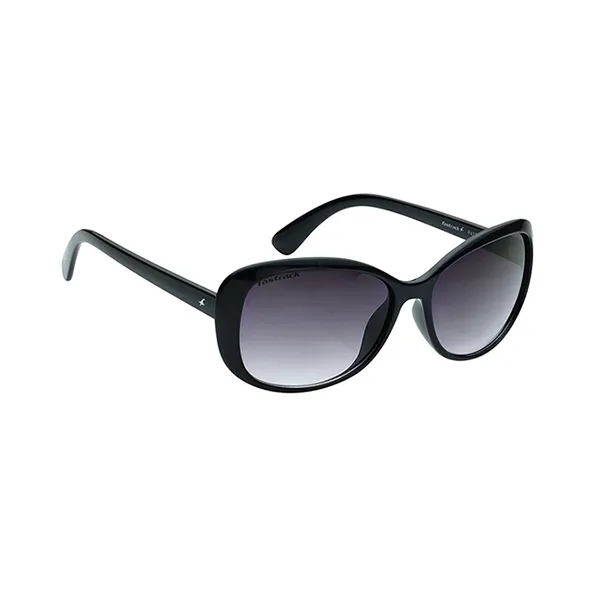 Kính Mát Nữ Fastrack Purple Oval Polarized Sunglasses P477PR1V Màu Đen Tím - Kính mắt - Vua Hàng Hiệu
