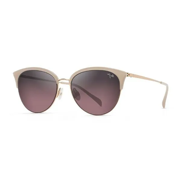 Kính Mát Nữ Maui Jim Sunglasses 330 05RS Màu Nâu/Trắng