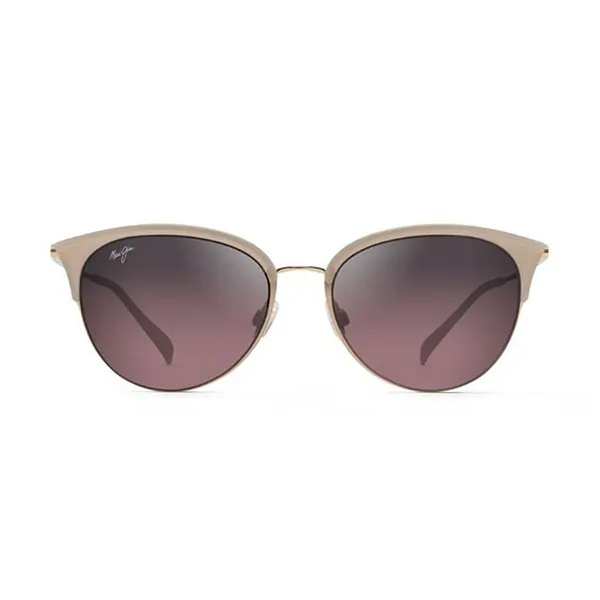 Kính Mát Nữ Maui Jim Sunglasses 330 05RS Màu Nâu/Trắng