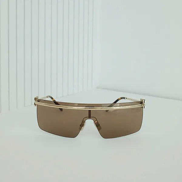 Kính Mát Nữ Miu Miu 0MU 50ZS ZVN70D Màu Nâu Vàng