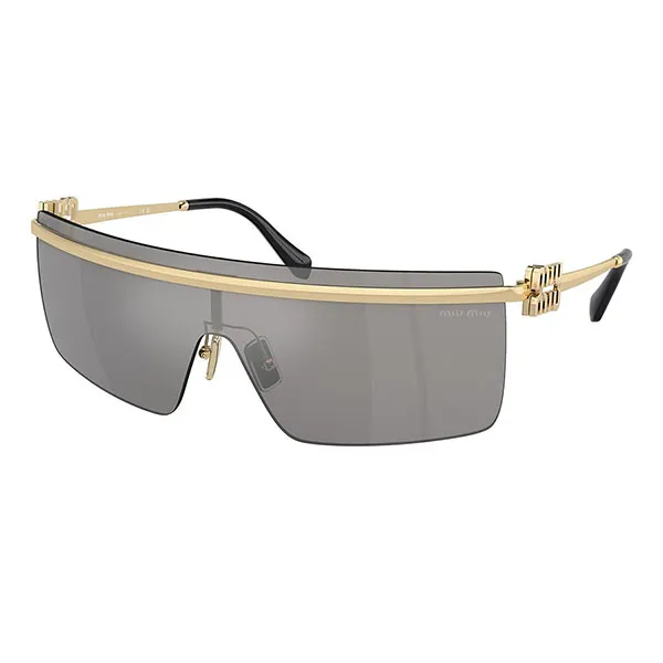 Kính Mát Nữ Miu Miu Sunglasses 0MU 50ZS ZVN1I2 Màu Xám/Gold