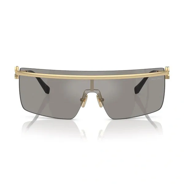 Kính Mát Nữ Miu Miu Sunglasses 0MU 50ZS ZVN1I2 Màu Xám/Gold