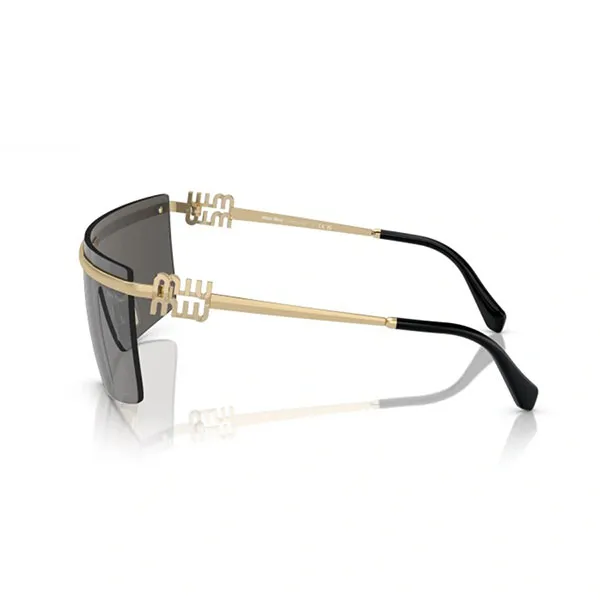 Kính Mát Nữ Miu Miu Sunglasses 0MU 50ZS ZVN1I2 Màu Xám/Gold