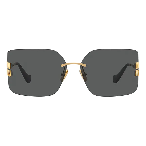 Kính Mát Nữ Miu Miu Sunglasses 0MU 54YS 5AK5S0 Màu Xám/Vàng Gold