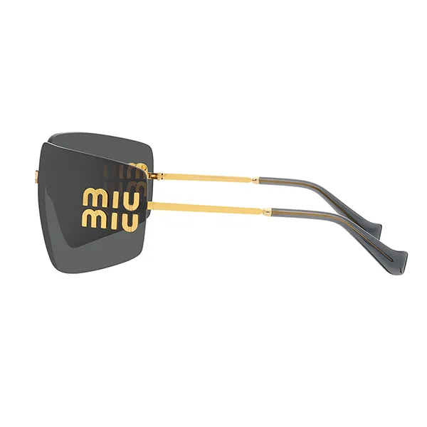 Kính Mát Nữ Miu Miu Sunglasses 0MU 54YS 5AK5S0 Màu Xám/Vàng Gold