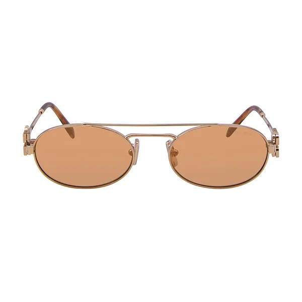 Kính Mát Nữ Miu Miu Sunglasses 0MU 54ZS 5AK40D Màu Vàng Hồng - Kính mắt - Vua Hàng Hiệu