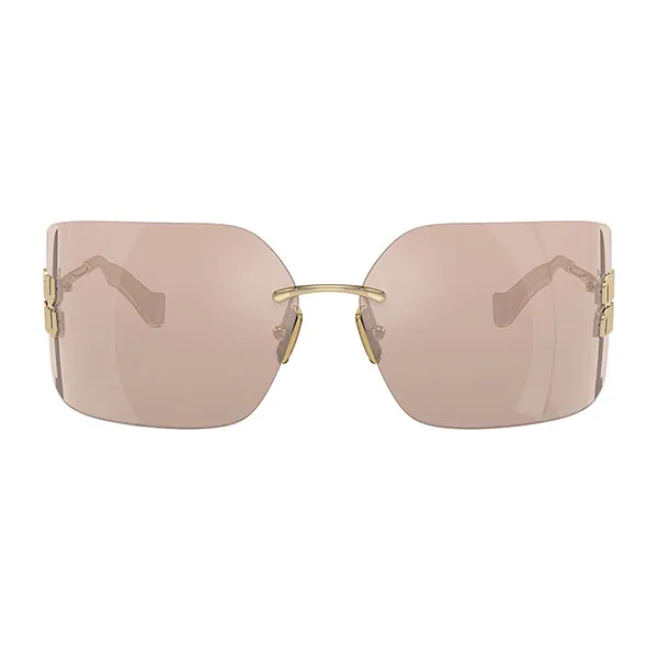 Kính Mát Nữ Miu Miu Sunglasses OMU 54YS ZVN20F Màu Hồng Nâu - Kính mắt - Vua Hàng Hiệu