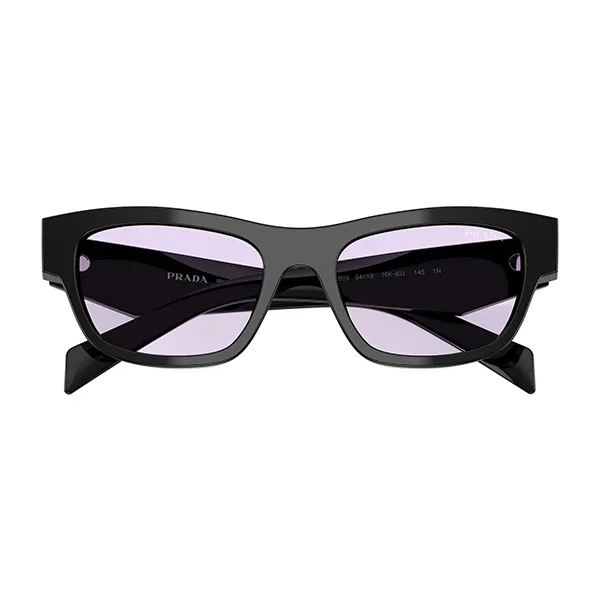Kính Mát Nữ Prada Black Butterfly Sunglasses 0PR B09S 16K40J Màu Đen Tím