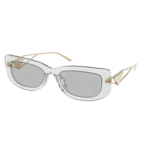 Kính Mát Nữ Prada Transparent Grey Sunglasses PR 14YS 12R50K Màu Xám - Kính mắt - Vua Hàng Hiệu
