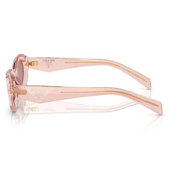 Kính Mát Nữ Prada Transparent Sunglasses 0PR 26ZS 19Q10D Màu Hồng