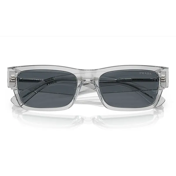 Kính Mát Nữ Prada 0PR A03S 17P0A9 Transparent Sunglasses Màu Xám - Kính mắt - Vua Hàng Hiệu