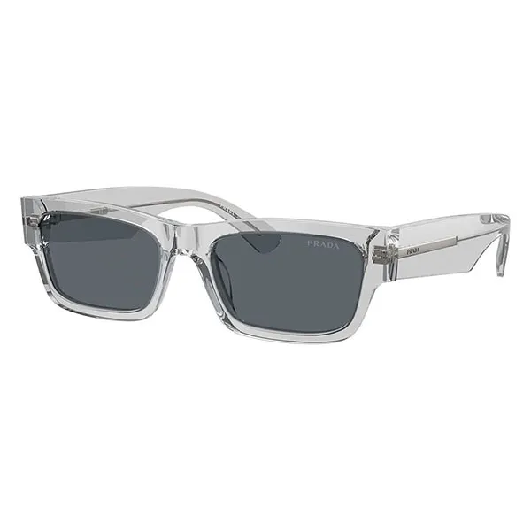 Kính Mát Nữ Prada 0PR A03S 17P0A9 Transparent Sunglasses Màu Xám - Kính mắt - Vua Hàng Hiệu