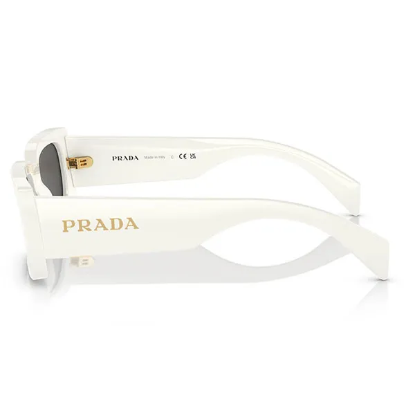 Kính Mát Nữ Prada Transparent Sunglasses 0PR A07S 1425S0 Màu Trắng Đen