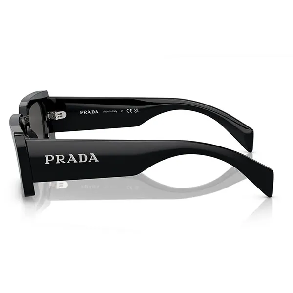 Kính Mát Nữ Prada Transparent Sunglasses 0PR A07S 1AB5S0 Màu Xám Đen