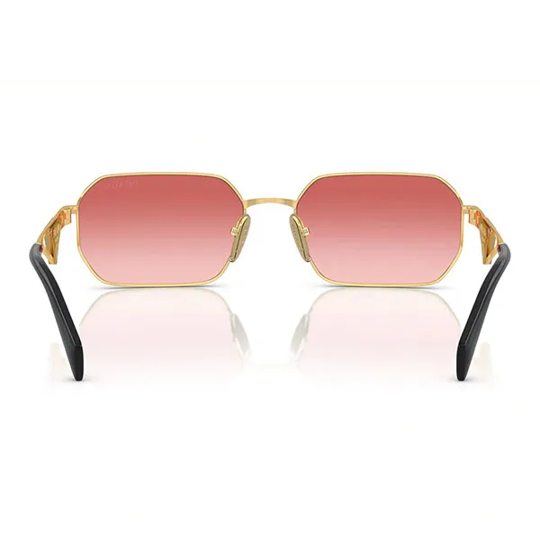 Kính Mát Nữ Prada Transparent Sunglasses 0PR A51S 5AK40C Màu Vàng Hồng