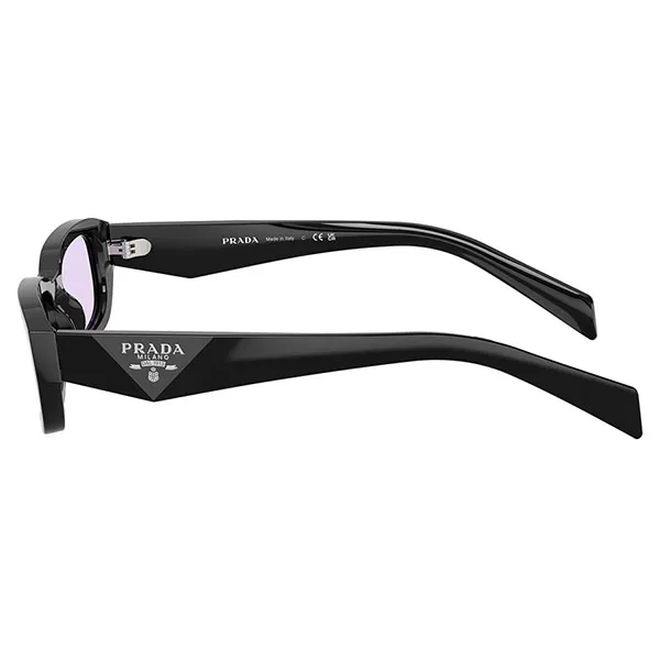 Kính Mát Nữ Prada 0PR B06S 16K40J Transparent Sunglasses Màu Đen Tím
